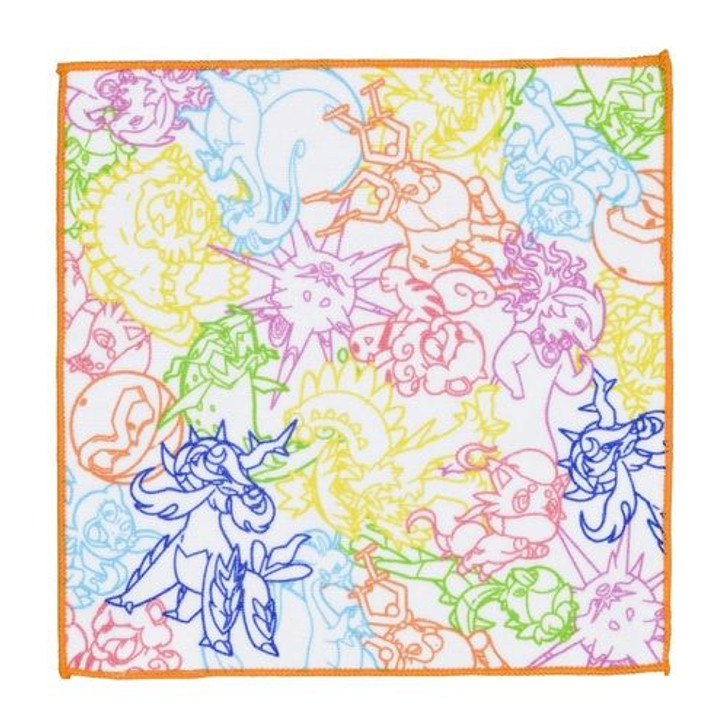 Pokemon Center Original Hand Towel Hisui Neon Color