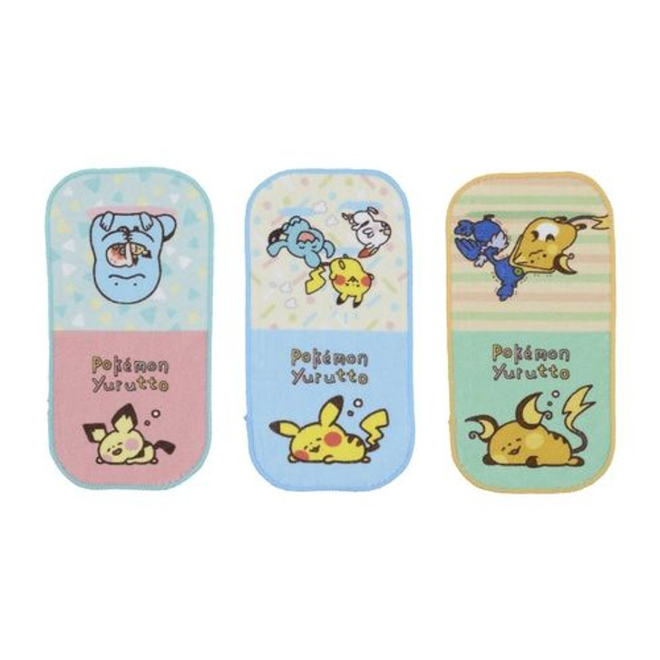 Pokemon Center Original Pocket Towel Set (3 pcs) Pokemon Yurutto