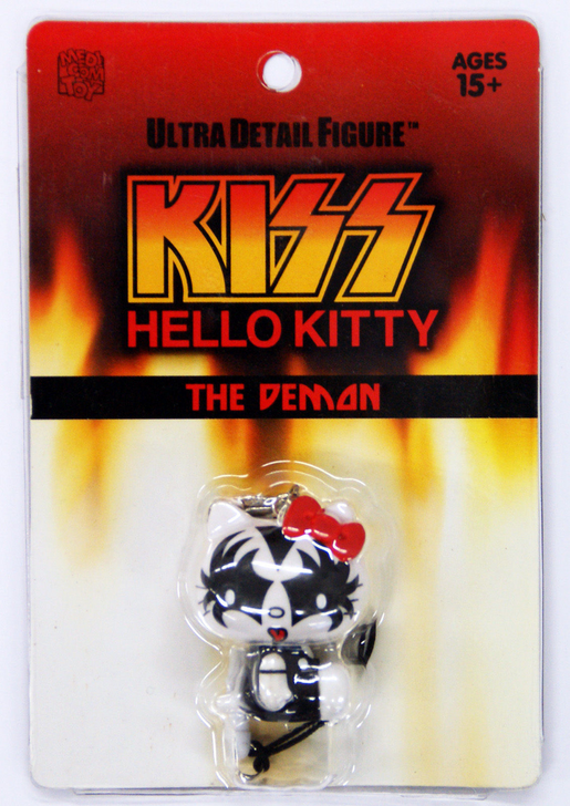 Medicom UDF-185 Ultra Detail Figure KISS x Hello Kitty Key Ring THE DEMON (4530956151854)
