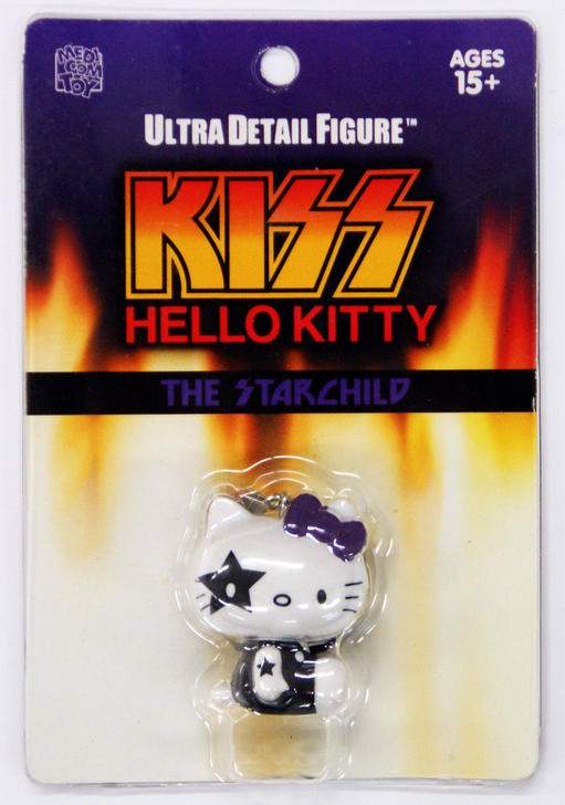 Medicom UDF-186 Ultra Detail Figure KISS x Hello Kitty Key Ring THE STARCHILD (4530956151861)