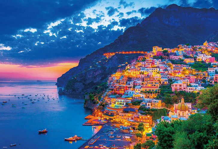 Beverly 51-298 Jigsaw Puzzle Amalfi Coast at Dusk (1000 Pieces)