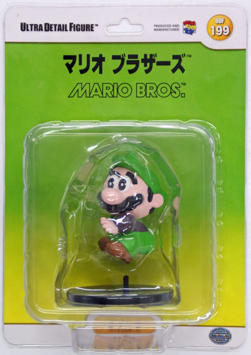 Medicom UDF-199 Ultra Detail Figure Nintendo Mario Bros. (Brothers) Luigi (4530956151991)