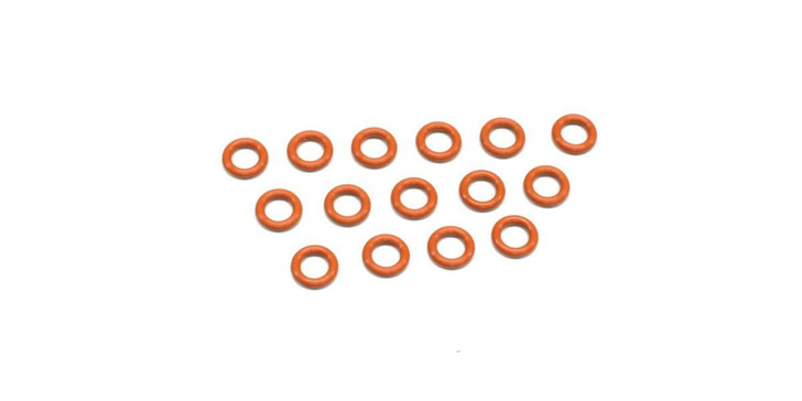 Kyosho ORG06B Silicone O-Ring (P6/Orange) 15Pcs