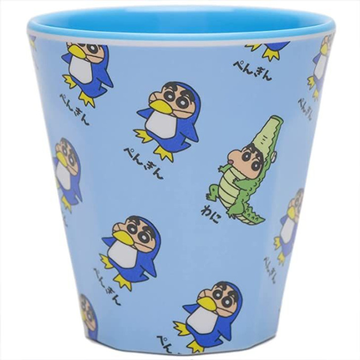 T's Factory Crayon Shin-chan Melamine Cup Transform Shin-chan Penguin