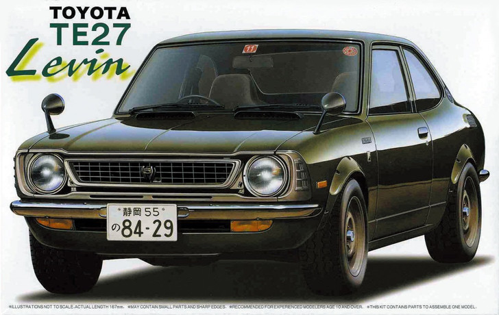 Fujimi ID-53 Toyota Corolla Levin TE27 1/24 Scale Kit (4968728120683)