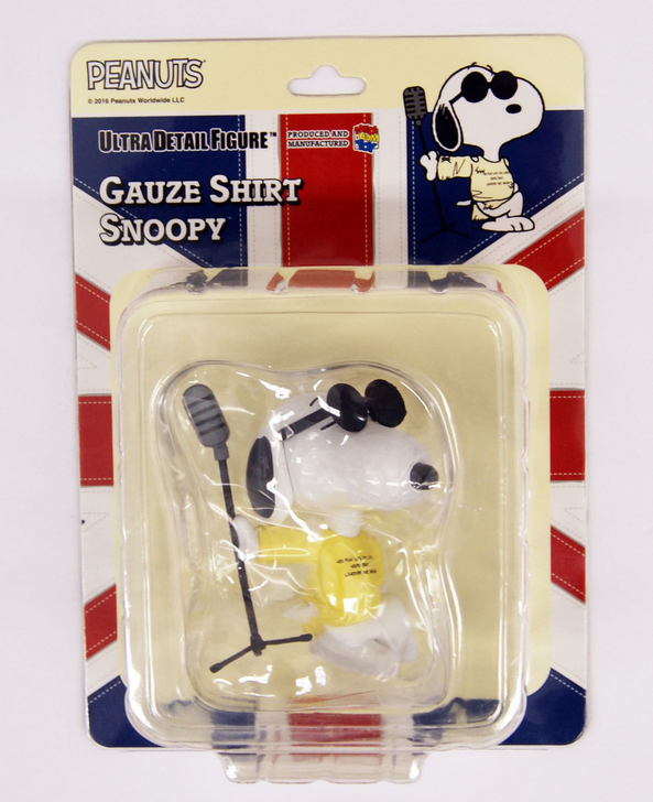 Medicom UDF-251 Ultra Detail Figure Peanuts GAUZE SHIRT SNOOPY (4530956152516)