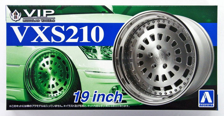 Tuned Parts 1/24 VIP Modular VSX210 19inch Tire & Wheel Set