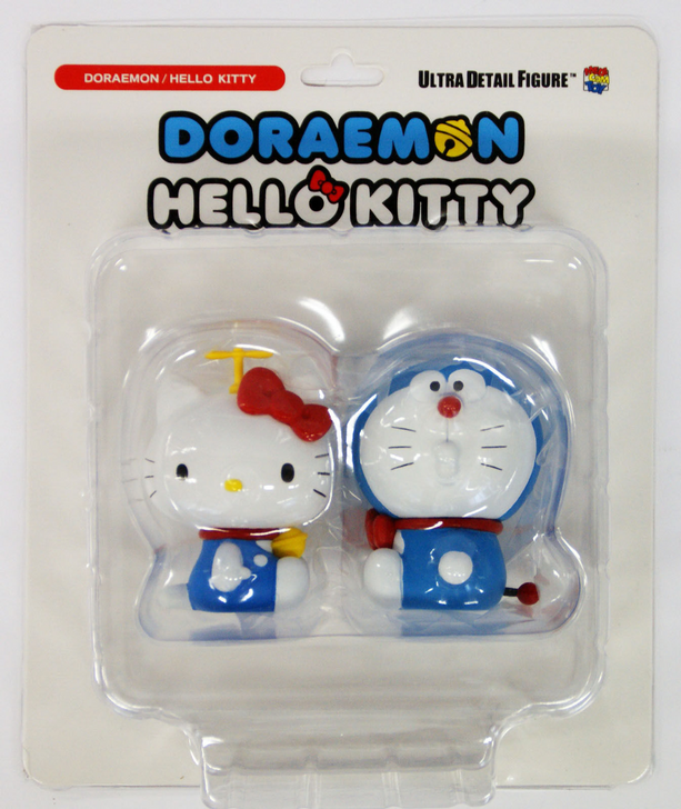 Medicom UDF-269 Ultra Detail Figure Doraemon X Hello Kitty 2 Pack (4530956152691)