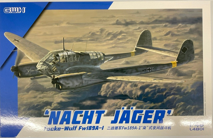 Great Wall Hobby 1/48 WWII German Air Force Focke-Wulf Fw189A-1 Night  Fighter Plastic Model