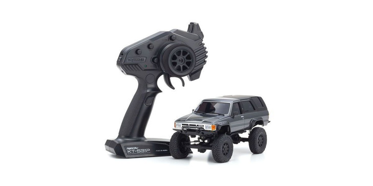 Kyosho RC Model Car  Ready Set MINI-Z 4ÁE4 Series Toyota 4Runner(Hilux Surf) Dark Gray Metallic 32522GM