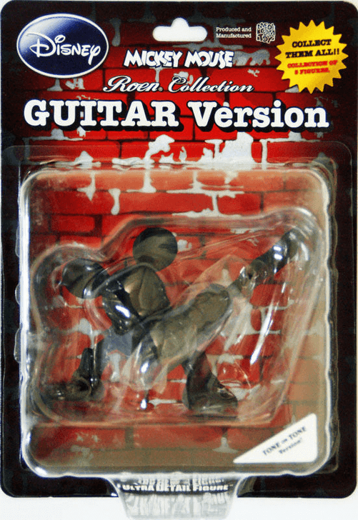 Medicom UDF-97 Ultra Detail Figure Mickey Mouse Guitar (Roen TOne on TOne Ver) (4530956150970)