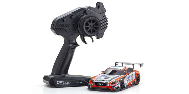 Kyosho RC Model Car Ready Set MINI-Z RWD Mercedes-AMG GT3 No.47 24H Nurburgring 2018 32338FRS