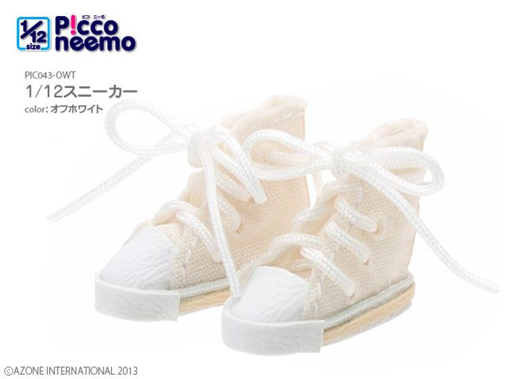 Azone PIC043-OWT 1/12 Sneakers (Off White)