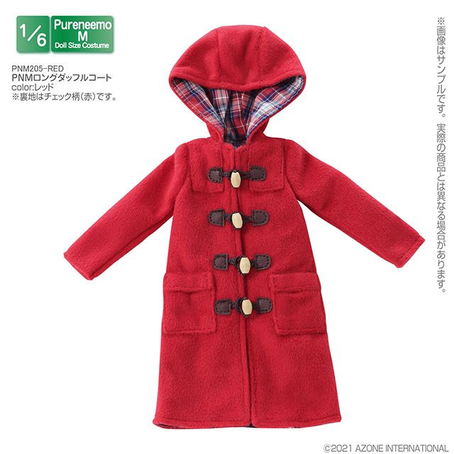 Azone PNM205-RED 1/6 Pure Neemo M Long Double Coat (Red)