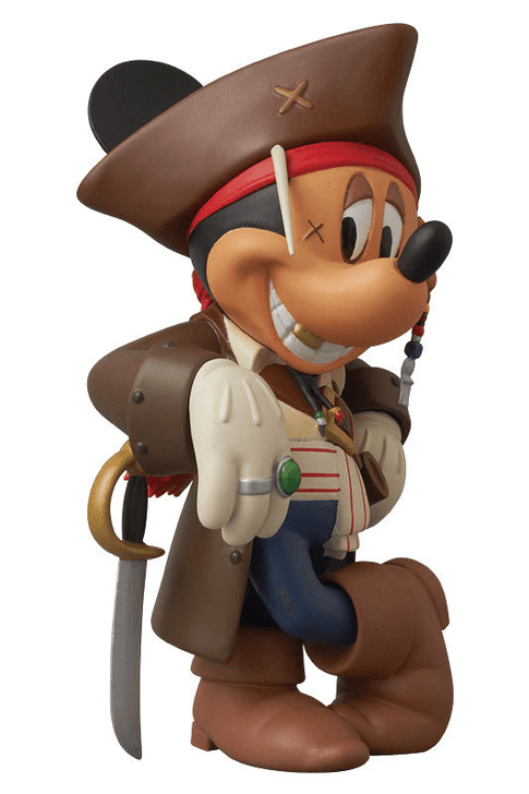 Medicom VCD-185 Disney Mickey Mouse Jack Sparrow Ver 2.0 Vinyl Figure (4530956211855)
