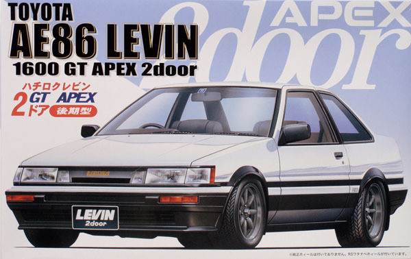Fujimi ID-61 Toyota Levin 1600GT APEX AE86 1/24 Scale Kit (4968728035260)