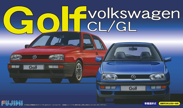 Fujimi Real Sports Car 1/24 Volkswagen Golf CL / GL Plastic Model