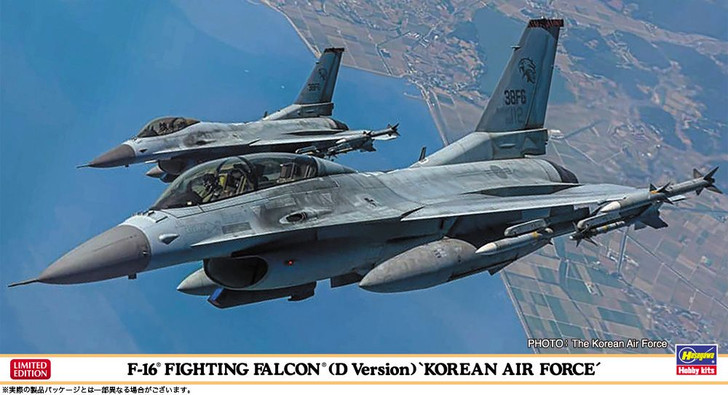 Hasegawa 1/48 F-16 Fighting Falcon (D type) South Korean Air Force Plastic Model