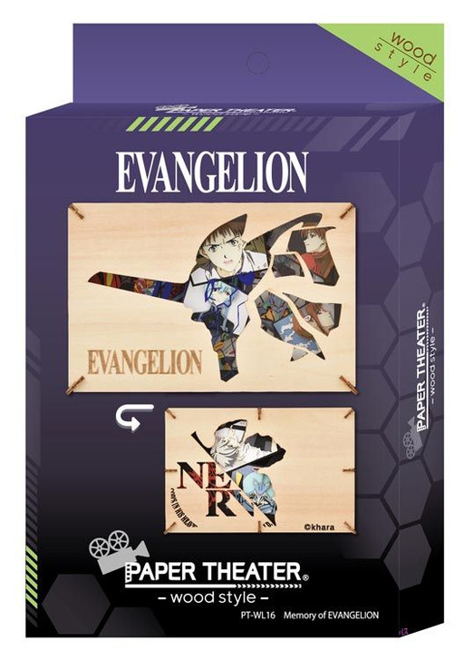 Ensky PT-WL16 Paper Theater Wood Style Neon Genesis Evangelion Memory of EVANGELION