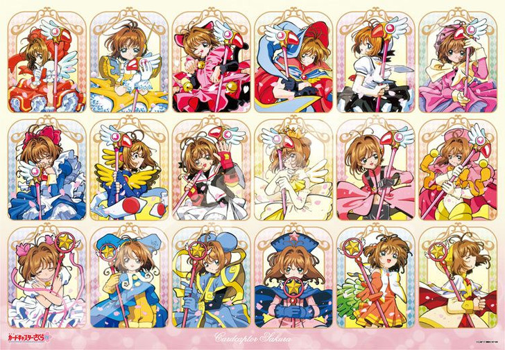 Ensky 1000T-317 Jigsaw Puzzle Cardcaptor Sakura Costume Collection (1000 Pieces)