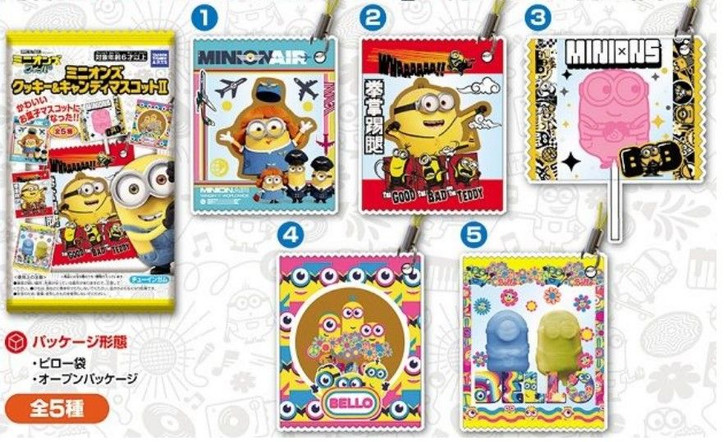 Takara Tomy A.R.T.S Minions Cookie & Candy Mascot2 10pcs Complete Box