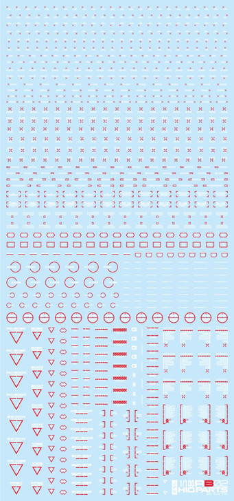 HiQparts 1/100 RB02 Caution Decals White & Red