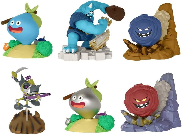 Square Enix Dragon Quest 3D Monster Picture Book (Trading Figure) Slime Appeared! Ver. 6pcs Box