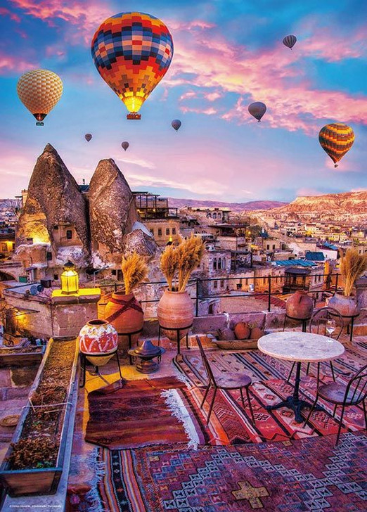 Beverly 66-231 Jigsaw Puzzle Hot Air Balloons in Cappadocia Turkey (600 Pieces)