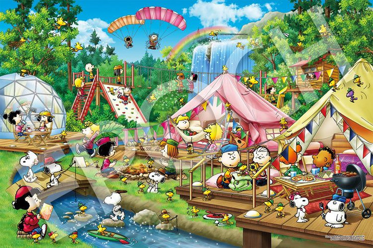 Epoch 22-504s Jigsaw Puzzle Peanuts Snoopy Glamping (2016 S-Pieces)