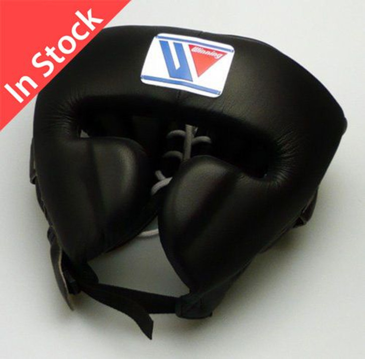 Winning Boxing Headgear FG-2900 Size L Face Guard Type Black (Made in Japan)