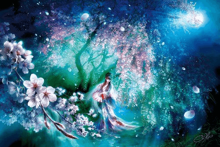 APPLEOne Jigsaw Puzzle 1000-651 Sakura (1000 Pieces) (4959295016516)