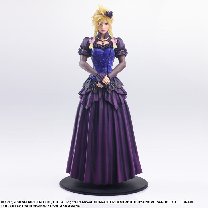 Square Enix Static Arts Cloud Strife Dress Ver. Figure (Final Fantasy VII Remake)