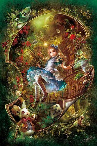 APPLEOne Jigsaw Puzzle 1000-660 Alice In Wonderland (1000 Pieces) (4959295016608)