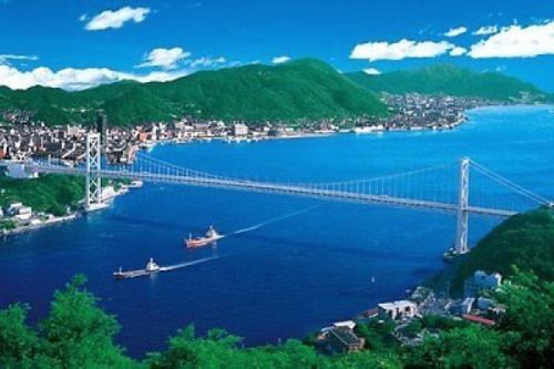 APPLEOne Jigsaw Puzzle 1000-670 Japanese Scenery Kanmon Straits (1000 Pieces) (4959295016707)