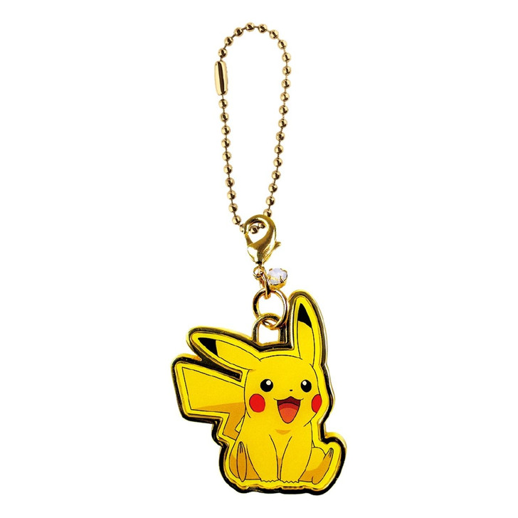 T's Factory Pokemon Birthstone Color Key Chain June/Moon Stone Pikachu