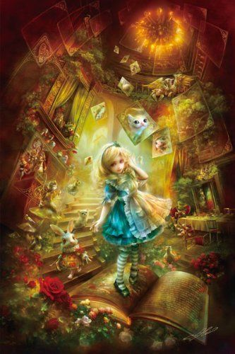APPLEOne Jigsaw Puzzle 1000-689 Alice In Wonderland (1000 Pieces) (4959295016899)