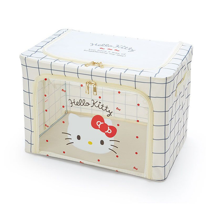 Sanrio Folding Storage Case with Window Hello Kitty