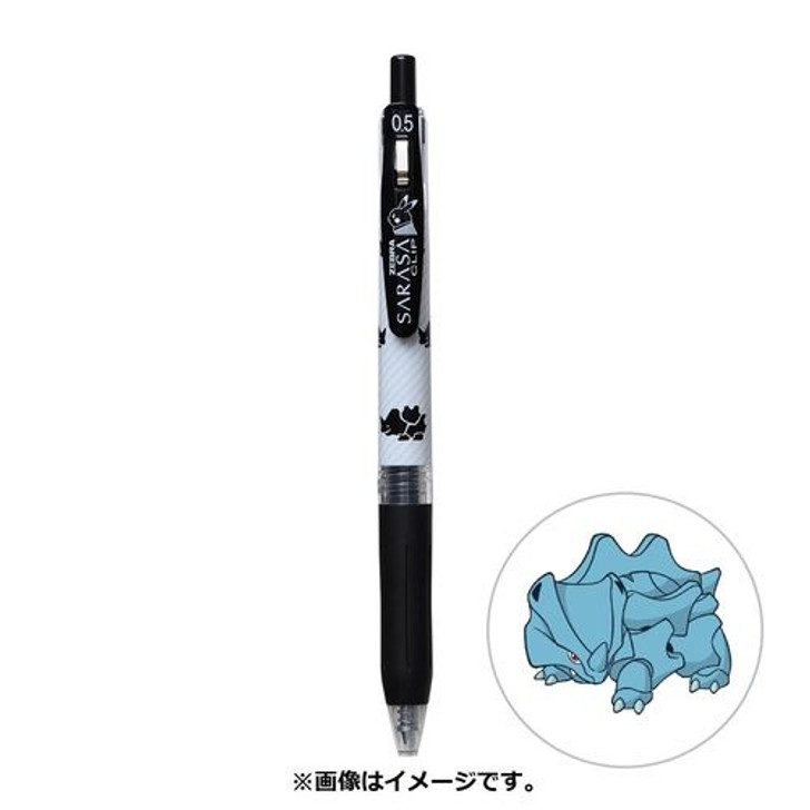 Pokemon Center Original Smooth Writing Pen Pokemon Shirts Rhyhorn Pattern