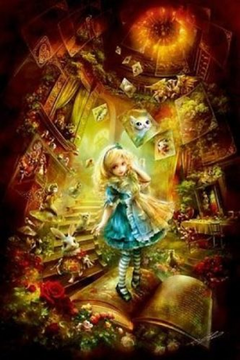 APPLEOne Jigsaw Puzzle 300-274 Alice In Wonderland (300 Pieces)