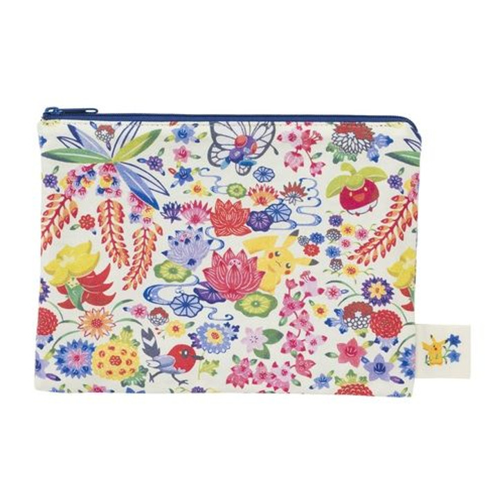 Pokemon Center Original Flat Pouch Pokemon Center Okinawa Bingata Design