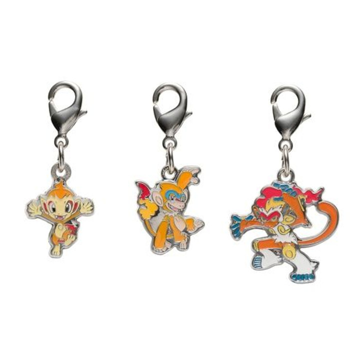 Pokemon Center Original Metal Keychain Series -  Chimchar 390-391-392