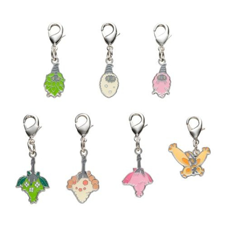 Pokemon Center Original Metal Keychain Series -  Burmy 412-413-414