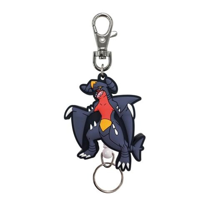 Pokemon Center Original Rubber Reel Keychain Garchomp