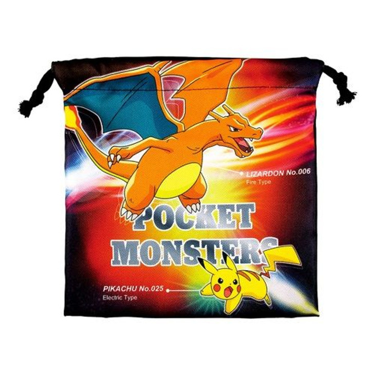 Pokemon Center Original Flat Pouch Fire Flame