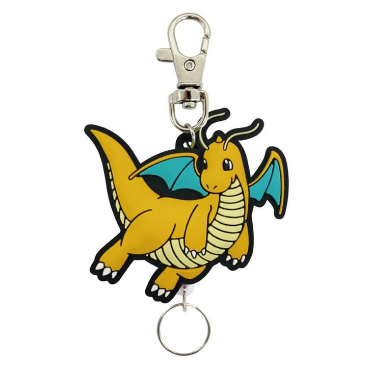 Pokemon Center Rubber Reel Keychain Dragonite