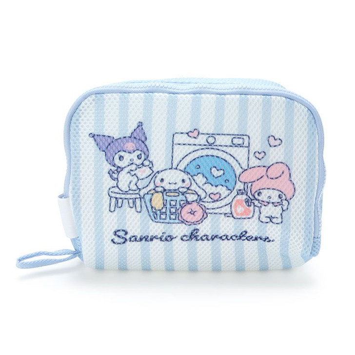 Sanrio Mesh Pouch Sanrio Characters (Sanrio Laundry Day)