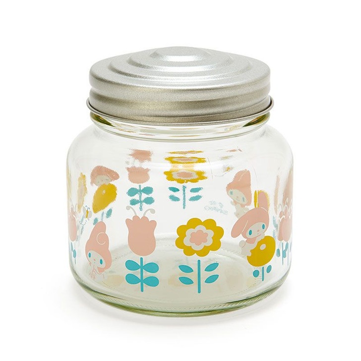 Sanrio Glass Canister My Melody (Retro Clear Tableware)