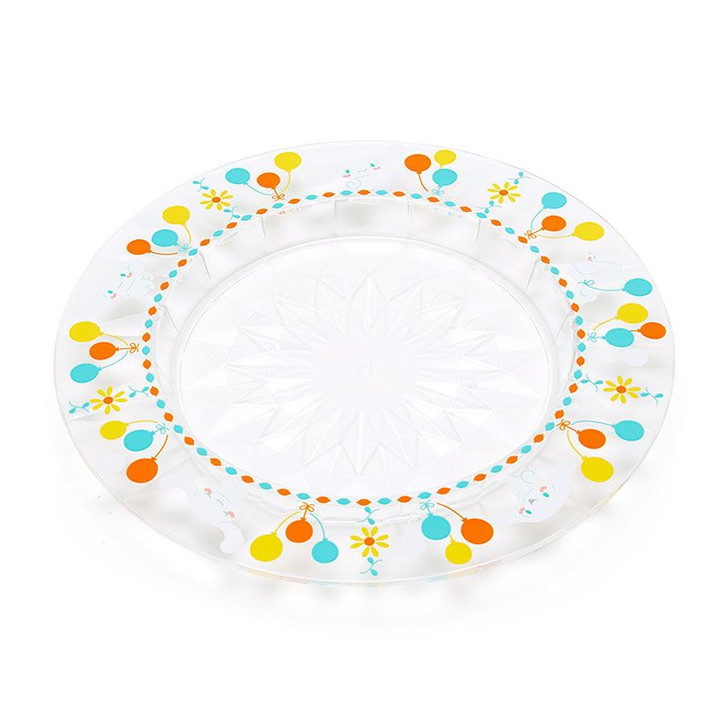 Sanrio Clear Plate Cinnamoroll (Retro Clear Tableware)