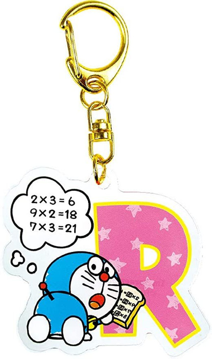 T's Factory I'm Doraemon Initial Acrylic Keychain - R