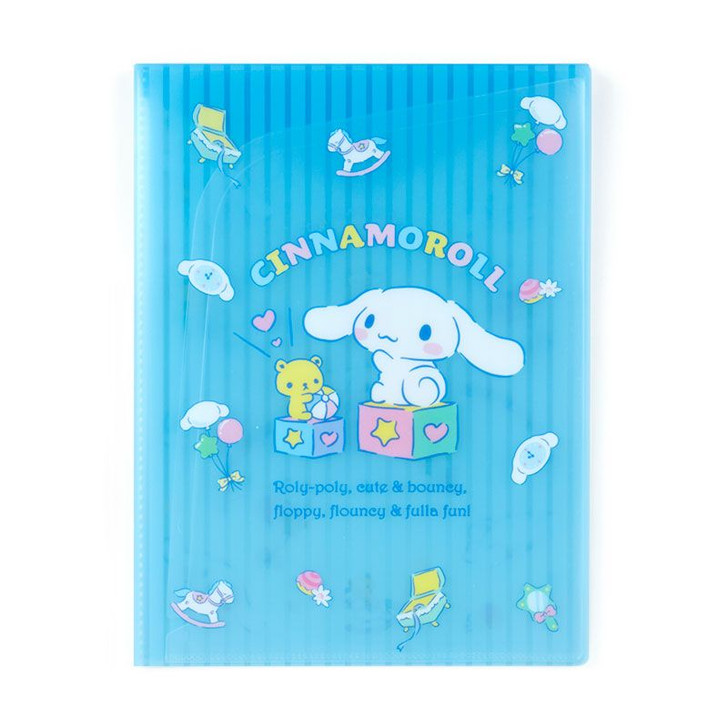 Sanrio Clear File with Pockets Cinnamoroll